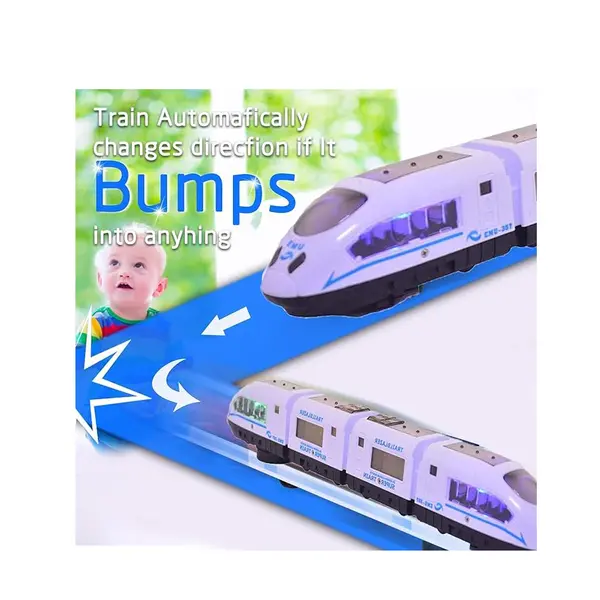 Tren electric săgeată cu lumini LED în ambalaj original