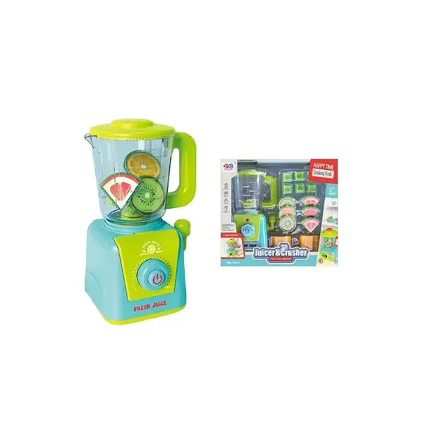 Set de Joacă „Micul Bucătar”, Blender Interactiv cu Sunete și Lumini, Include Fructe și Accesorii de Bucătărie