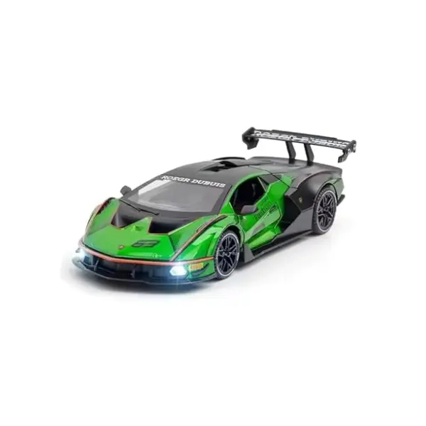 Machetă Metalică Lamborghini Essenza SCV12, Scara 1:24, Detalii Die-Cast, Sunet Motor, Lumini LED și Funcție Pull-Back