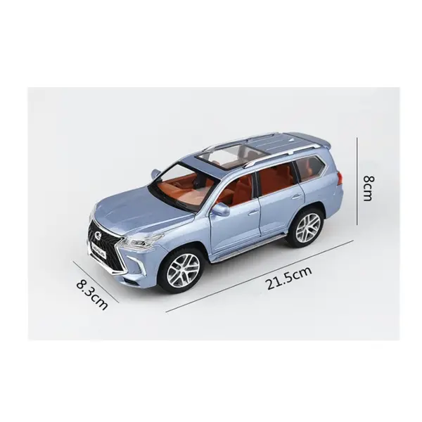 Mașină metalică Lexus LX570 SUV 1:24 dimensiuni produs