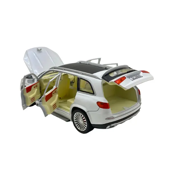 Mașină metalică Maybach S600 1:24 cu uși și portbagaj deschise