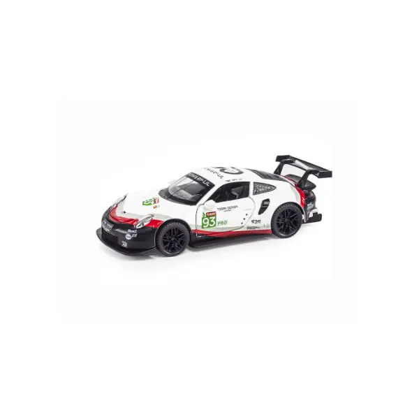 Macheta Auto Metalica 911 RSR GT scara 1:32, Die-Cast cu sunet, lumini si functia Pull-Back