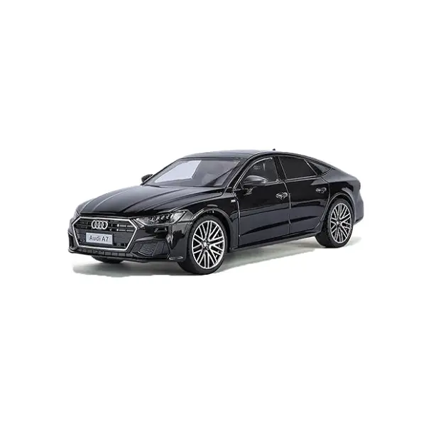 Mașină metalică Audi A7 1:24 culoare neagră vedere laterală