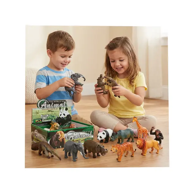 Figurine animale sălbatice cu detalii realiste și sunete