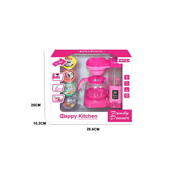 Filtru de cafea interactiv „Happy Family”, cu lumini, sunete și funcție reală de picurare a apei