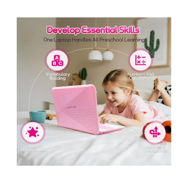 Laptop educativ copii cu jocuri de învățare interactive