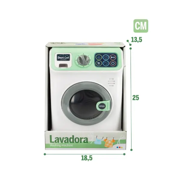 Mașină de Spălat de Jucărie Smart Cook cu Sunete și Funcții Interactive