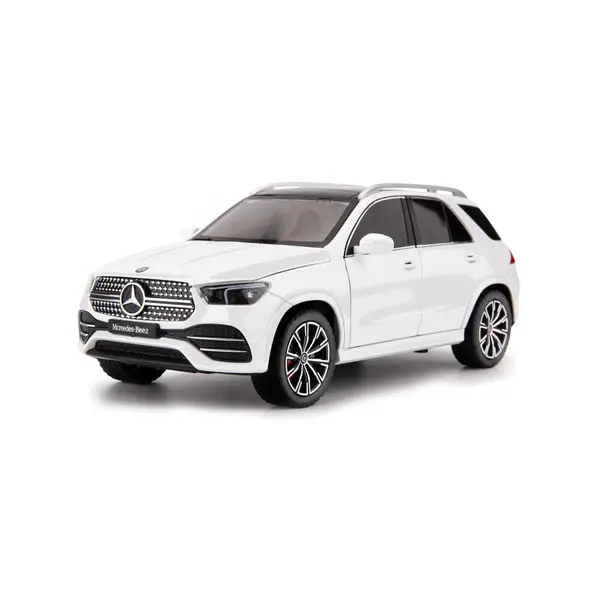 Machetă Metalică Mercedes-Benz GLE350, Scara 1:24, Deschidere Uși, Capotă și Portbagaj, Lumini, Sunete și Funcție Pull-Back