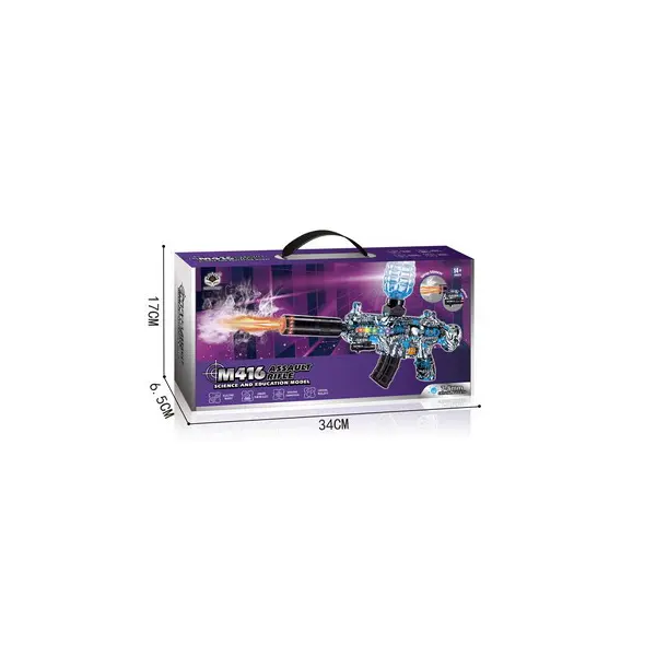 Set pușcă M416 cu bile gel de apă și accesorii incluse