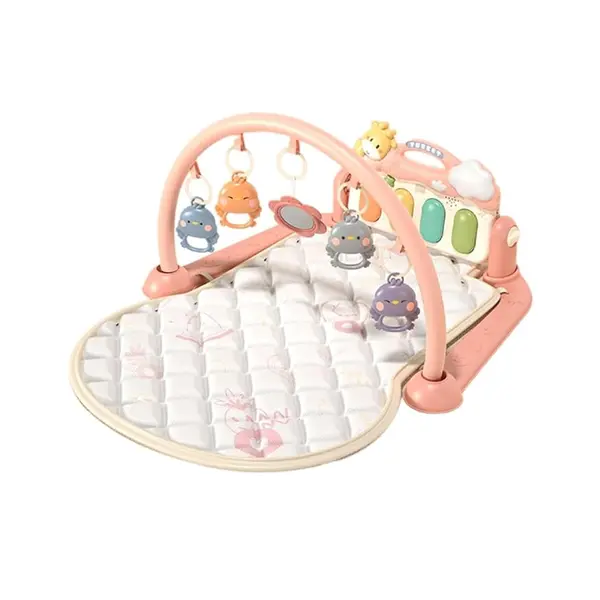 Saltea de Activități pentru Bebeluși "Baby Tots" 4 în 1, cu Pian Muzical, Lumini și Arcade cu Jucării