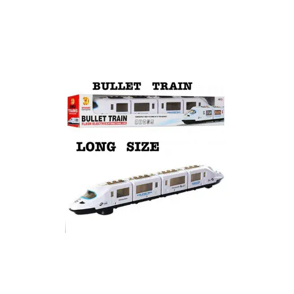 Tren electric jucărie Bullet Train Flash Electric cu lumini LED