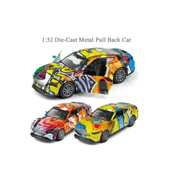 Set Mașini de Curse din Metal, Modele Sport Super-Rapide, Caroserie Die-Cast, Culori Vibrante, Lungime 7 cm, Mix Modele