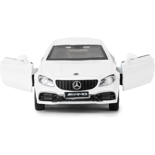 Machetă Auto Metalică Mercedes-AMG GT 63, Scară 1:32, Efecte Sonore și Luminoase, Portiere Mobile, Lungime 15 cm, Caroserie Die-Cast