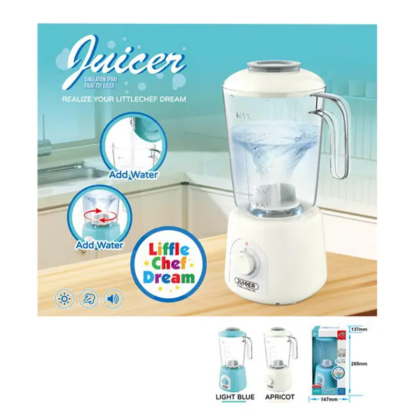 Blender de jucărie cu lumini și sunete pentru copii cu efect de apă