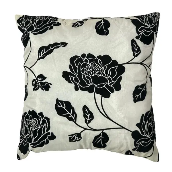 Pernă Decorativă Completă, Față din 100% Catifea Premium și Burduf Inclus, 45 x 45 cm