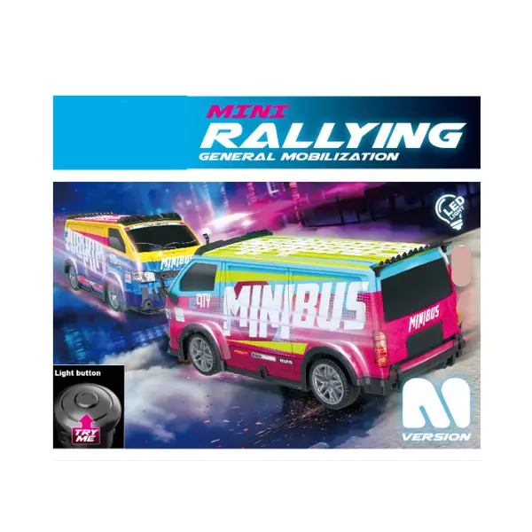 Mașină telecomandată MiniBus City variante de culoare