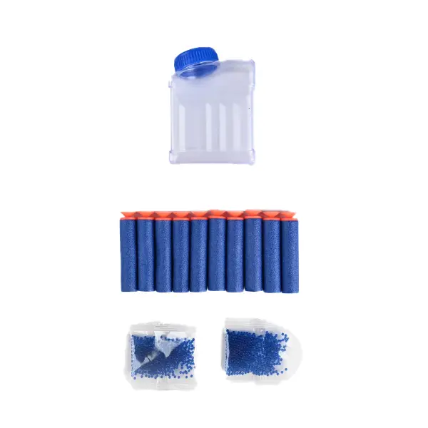 Accesorii pușcă de jucărie cu bile de apă și proiectile din burete