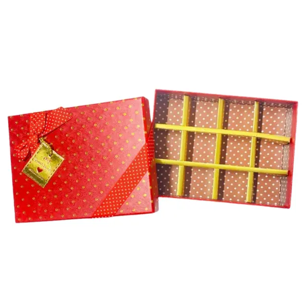 Cutie de Cadou Dreptunghiulară din Carton Rigid, Ambalaj Elegant pentru Accesorii, 16 x 12 x 4 cm