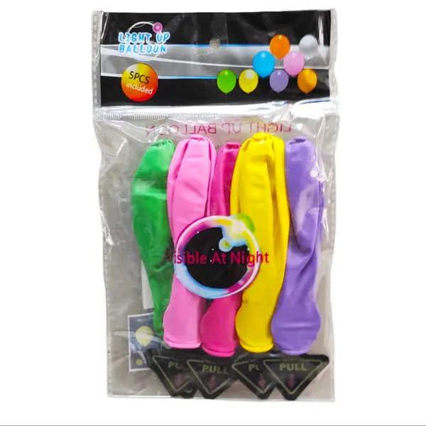 Baloane luminoase LED utilizate în decor de petrecere