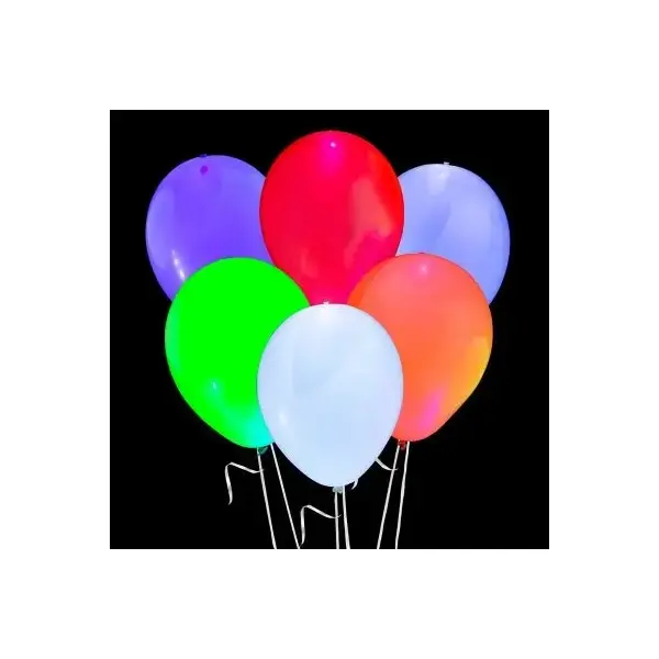 Baloane luminoase LED utilizate în decor de petrecere