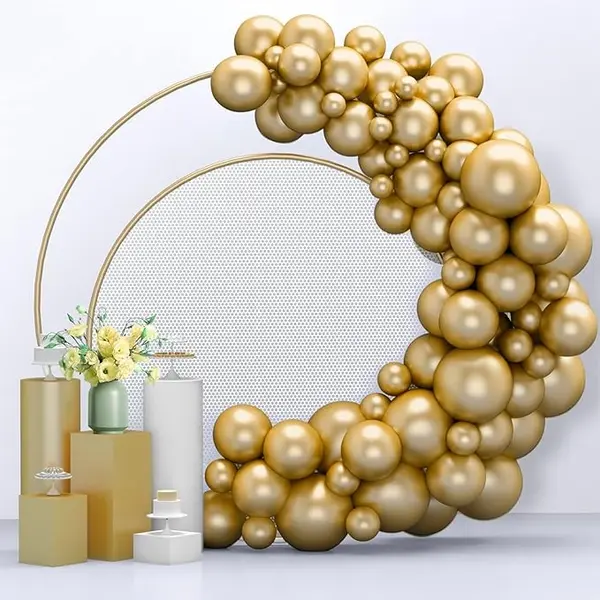 Arcadă baloane aurii pentru decor elegant