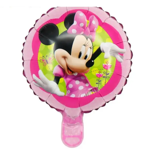 Balon din Folie de Aluminiu Tip Figurină, Model Cap Minnie Mouse, 25 x 25 cm