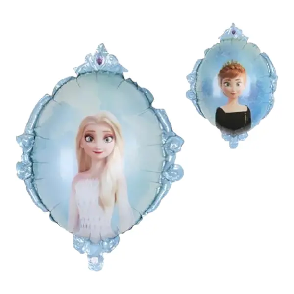Balon din Folie de Aluminiu Figurină Oglindă Magică Prințesa Elsa din Frozen, 58 x 51 cm