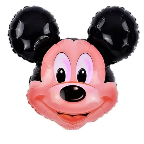 Balon din Folie de Aluminiu Figurină Cap Mickey Mouse, Decor Petrecere Tematică Disney, 64 x 60 cm