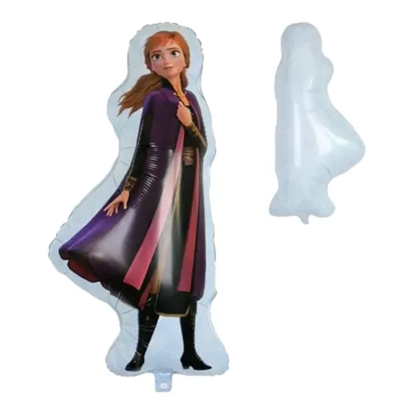 Balon din Folie de Aluminiu Figurină, Model Anna din Frozen, 82 x 25 cm
