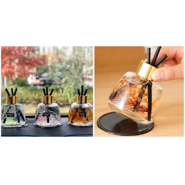 Odorizant de Cameră cu Ventuză, cu Bețișoare și Inserții Decorative