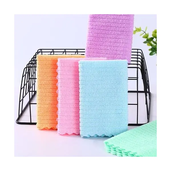 Set 5 Lavete din Microfibră Multicolore, Ultra-Absorbante, 30 x 30 cm