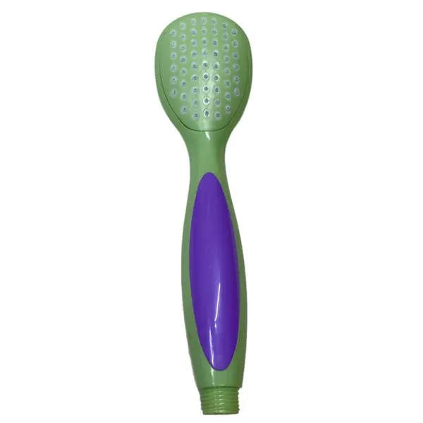 Cap de Duș din Plastic ABS, Finisaj Alb/Cromat, Diametru 8 cm, Mâner Ergonomic