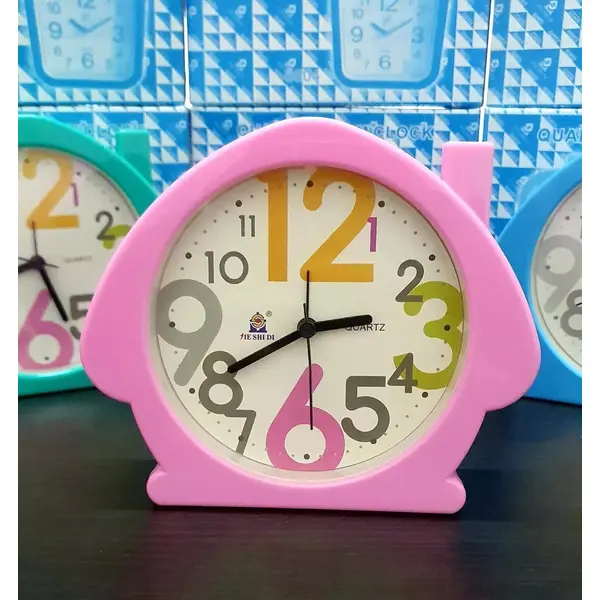 Ceas de Noptieră Clasic, Design Rotund, 16 x 14 cm