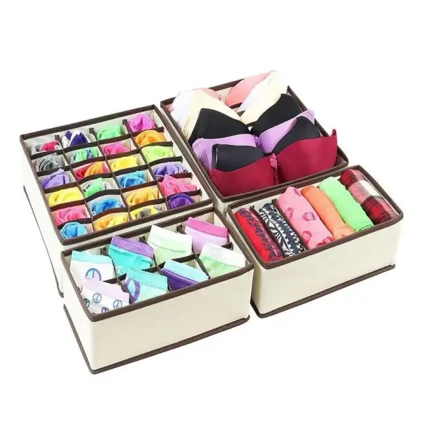 Organizatoare textile pentru lenjerie si accesorii