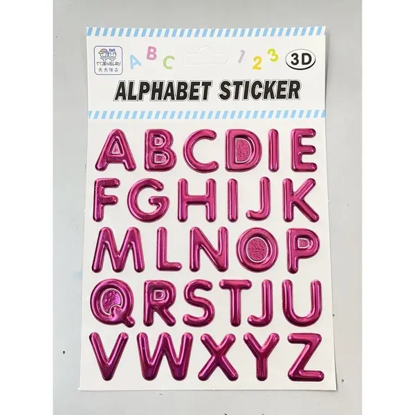 Set Stickere Decorative 3D, Cifre și Simboluri Matematice, Dimensiuni 24 x 17 cm, Diverse Culori