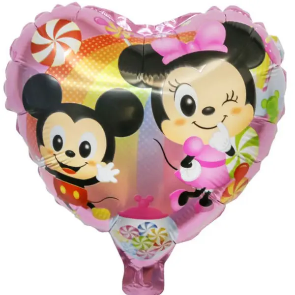 Balon Figurină din Folie în Formă de Inimă 25 x 25 cm