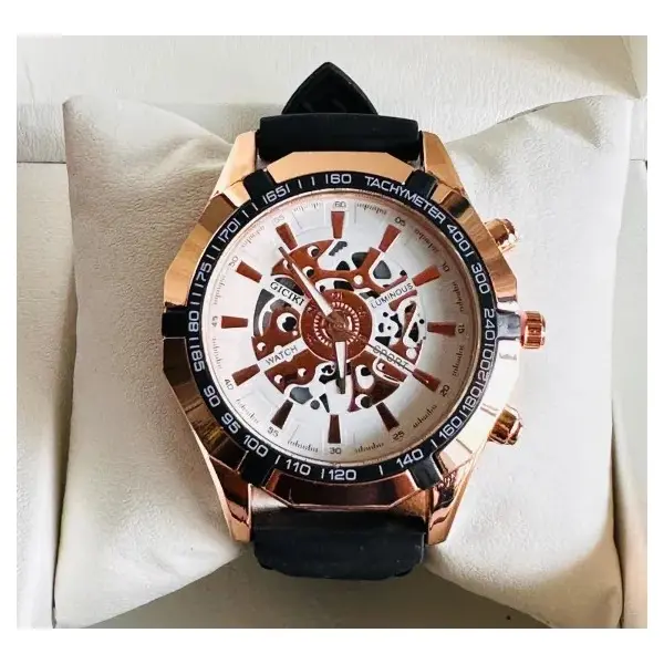 Ceas de Mână pentru Bărbați, Stil Sport-Dynamic, Curea din Silicon, Diverse Culori