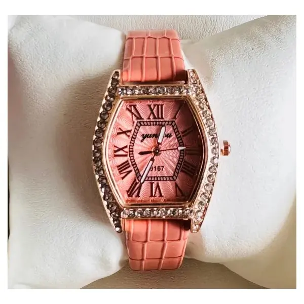 Ceas de Mână pentru Damă, Curea din Piele, Diverse Culori