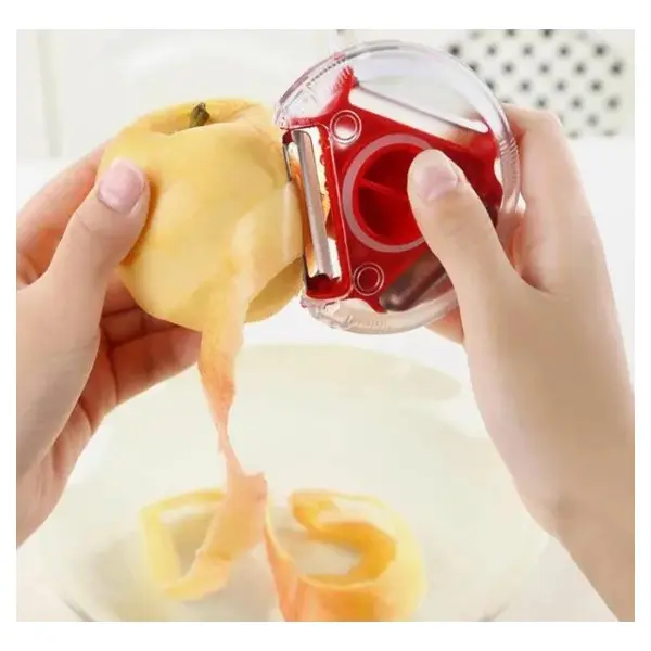 Decojitor multifuncțional 3-în-1 pentru legume și fructe