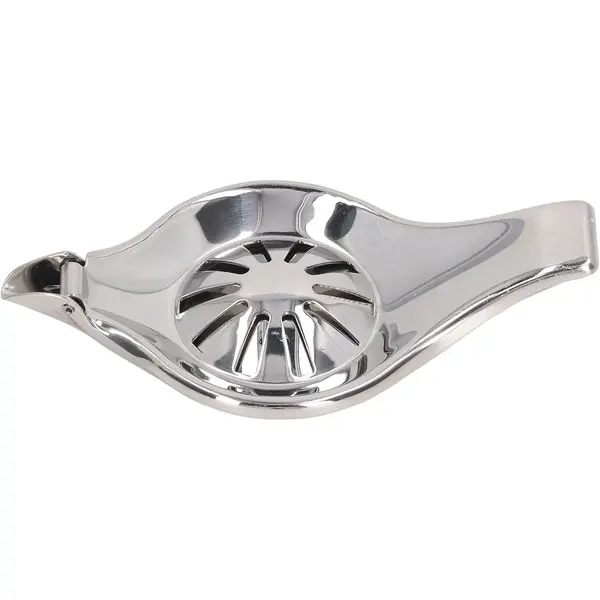 Vedere laterală storcător manual de citrice din inox