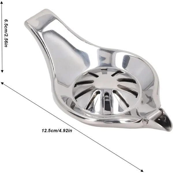 Dimensiuni storcător manual de lămâie din inox