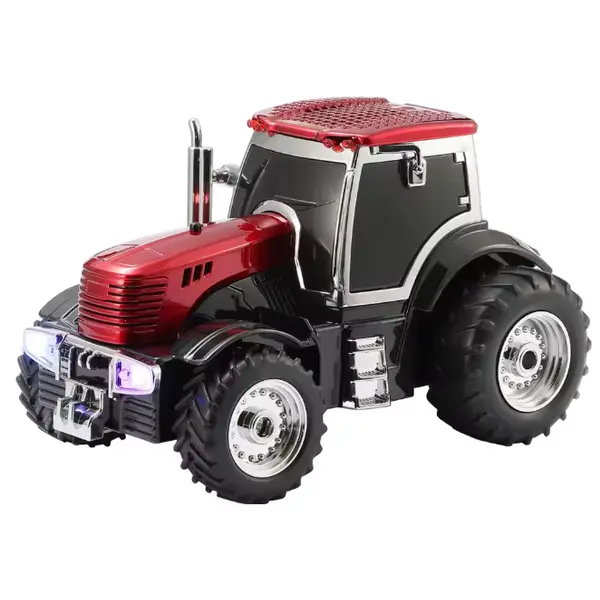 Boxă Portabilă sub Formă de Tractor WS-560, Bluetooth, TWS, Radio FM, Selfie, 23 cm – Vișiniu