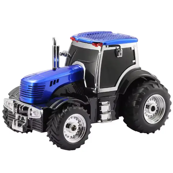 Boxă Portabilă sub Formă de Tractor WS-560, Bluetooth, TWS, Radio FM, Selfie, 23 cm – Albastru