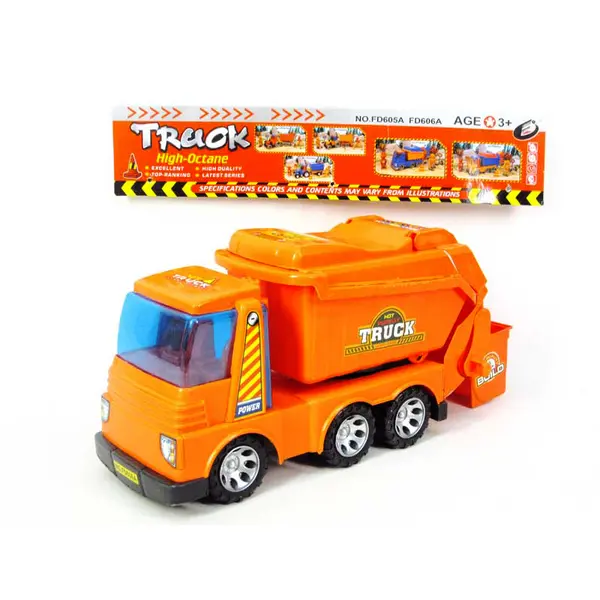 Mașină de Gunoi de Jucărie pentru Copii, Camion de Salubritate Interactiv cu Sistem de Descărcare și Roți Libere