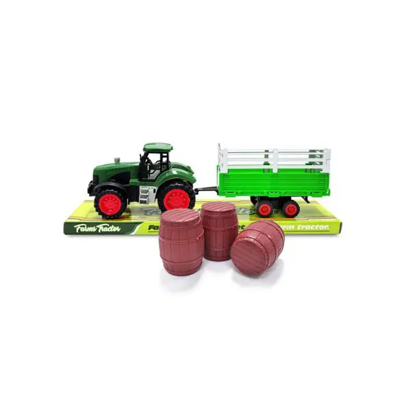 Set Utilaj Agricol „Agro-Tanker” – Tractor cu Remorcă Cisternă pentru Transport Lichide
