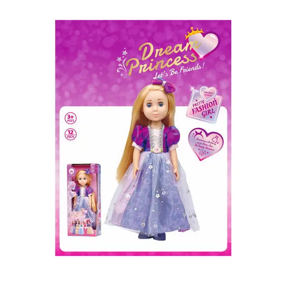 Păpușă Prințesă „Royal Elegance” – 12 inch (30 cm), cu rochie de gală și accesorii