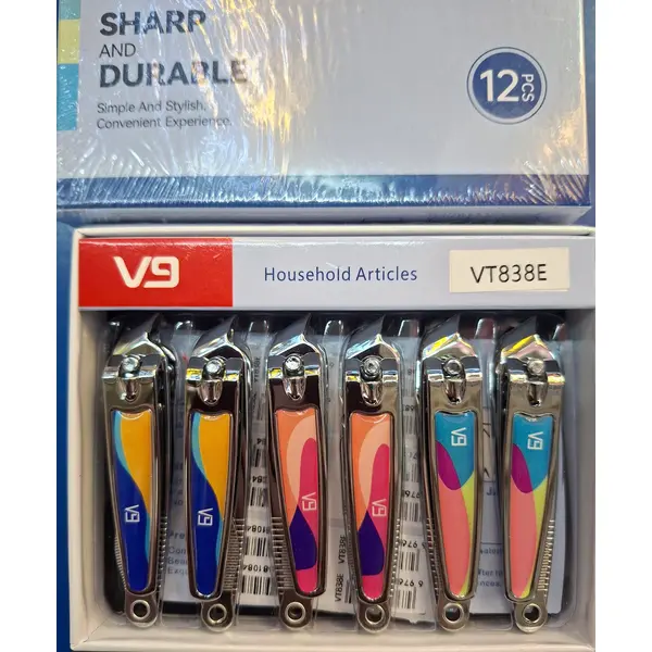 Set 12 Unghiere Medii Metalice, Calitate Premium, Design Ergonomic, Diverse Culori Vibrant-Fashion