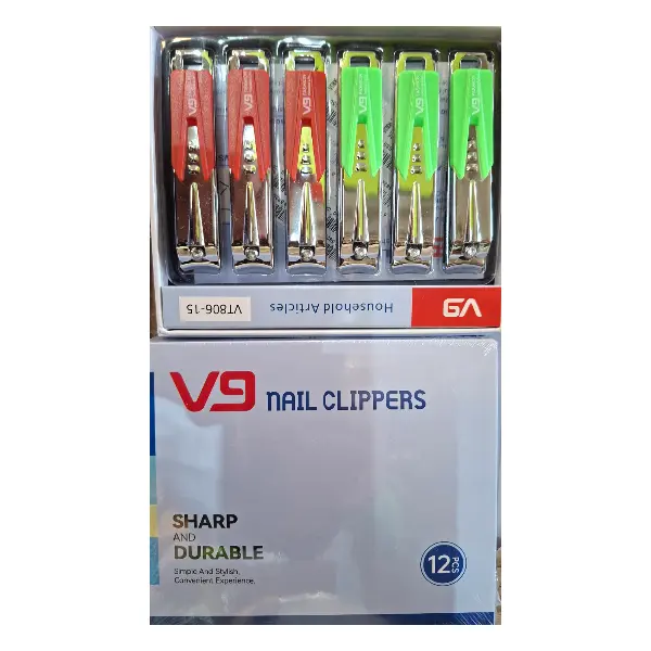 Set 12 Unghiere Mari "V9", Calitate Premium, Design Fashion Multicolor, Display Box