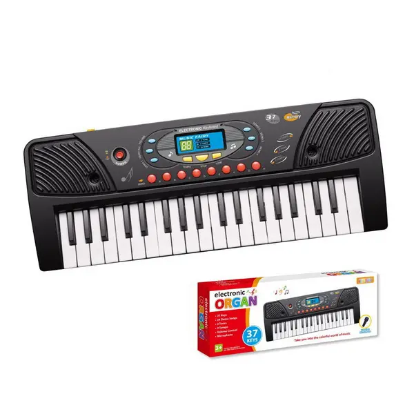 Orgă Electronică Muzicală „Star Composer” – 37 Clape, Microfon Inclus, Melodii Preinstalate și Funcție de Înregistrare