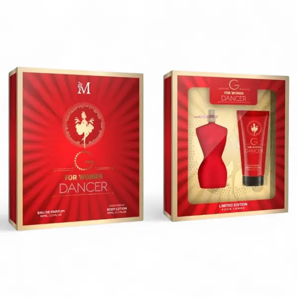 Casetă Cadou Damă G FOR WOMEN DANCER (Parfum 50 ml + Loțiune de Corp 50 ml)